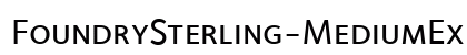 FoundrySterling-MediumExpert Regular preview