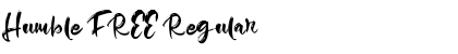 Humble FREE Font