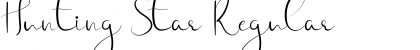 Download Hunting Star Font