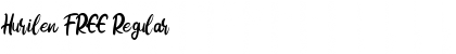 Hurilen FREE Font