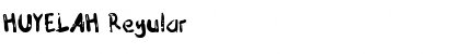HUYELAH Font