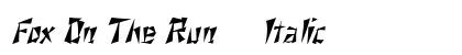 Fox On The Run 3 Italic preview