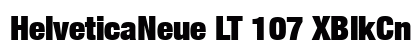 HelveticaNeue LT 107 XBlkCn Regular preview