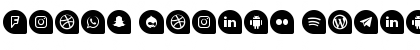 Icons Social Media 13 Font