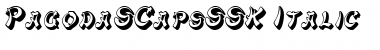 PagodaSCapsSSK Italic Font PagodaSCapsSSK Italic Font