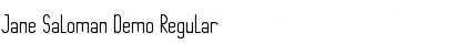 Download Jane Saloman Demo Font Download Jane Saloman Demo Font