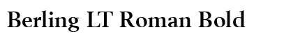 Berling LT Roman Bold preview