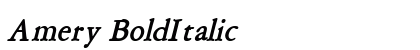 Amery BoldItalic