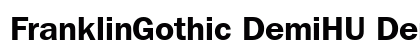 FranklinGothic DemiHU Demi preview