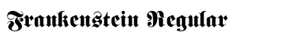 Frankenstein Regular