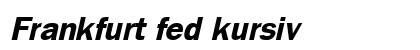 Frankfurt fed kursiv preview