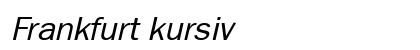 Frankfurt kursiv preview