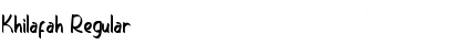 Khilafah Font