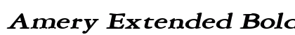 Amery Extended BoldItalic