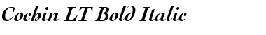 Cochin LT Bold Italic Font
