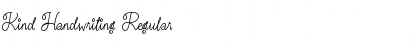 Download Kind Handwriting Font Download Kind Handwriting Font