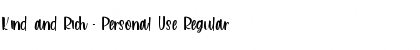 Download Kind and Rich - Personal Use Font Download Kind and Rich - Personal Use Font