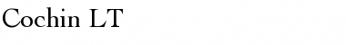 Cochin LT Regular Font Cochin LT Regular Font