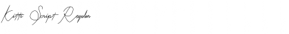 Download Kitti Script Font