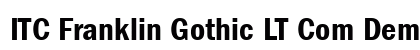 ITC Franklin Gothic LT Com Demi Condensed Preview