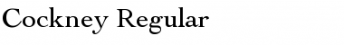 Cockney Regular Font Cockney Regular Font