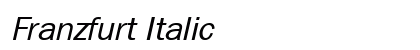 Franzfurt Italic preview