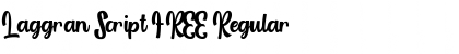 Laggran Script FREE Regular Font