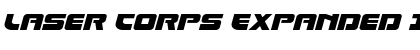 Download Laser Corps Expanded Italic Font Download Laser Corps Expanded Italic Font