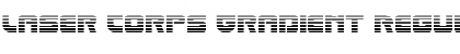 Download Laser Corps Gradient Font Download Laser Corps Gradient Font