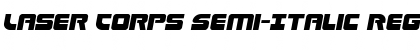 Download Laser Corps Semi-Italic Font Download Laser Corps Semi-Italic Font