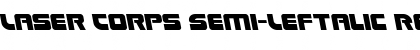 Download Laser Corps Semi-Leftalic Font Download Laser Corps Semi-Leftalic Font