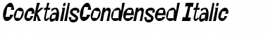 Download CocktailsCondensed Font