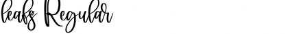 leafs Font