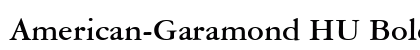 American-Garamond HU Bold