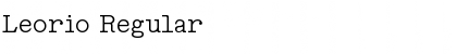 Download Leorio Font Download Leorio Font