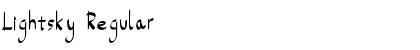Lightsky Font