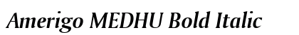 Amerigo MEDHU Bold Italic