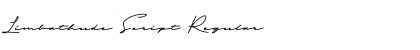 Limbathude Script Font