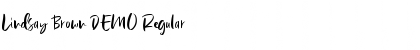 Lindsay Brown DEMO Font