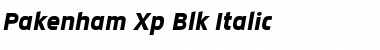 Download Pakenham Xp Blk Font