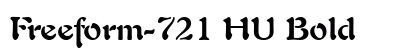 Freeform-721 HU Bold preview
