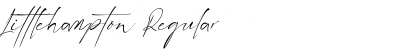 Littlehampton Font