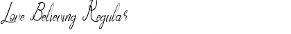 Love Believing Font