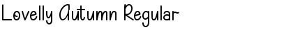 Lovelly Autumn Font