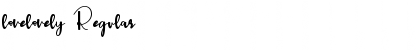 lovelovely Font