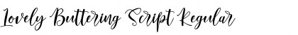 Lovely Buttering Script Font