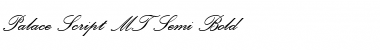 Palace Script MT Regular Font