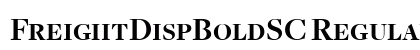 FreightDispBoldSC Regular preview