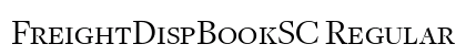 FreightDispBookSC Regular preview