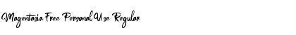 Magentasia Free Personal Use Font